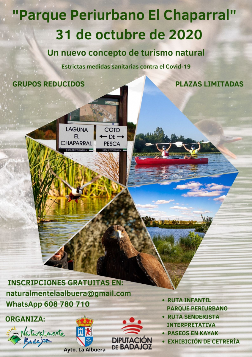 Una jornada llena de actividades de naturaleza y ocio tendrá lugar en el Parque Periurbano “El Chaparral” de La Albuera
