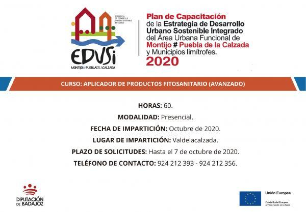 Imagen: La Diputación de Badajoz va a comenzar un curso de Aplicador de productos fitosanitarios en Valde...