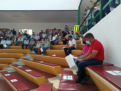 La Diputación de Badajoz ha participado en la subasta de ovinos de raza merina de la Feria Internacional Ganadera de Zafra 2021