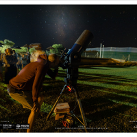 Más de 400 personas han disfrutado del cielo nocturno gracias a las observaciones astronómicas de la Diputación de Badajoz