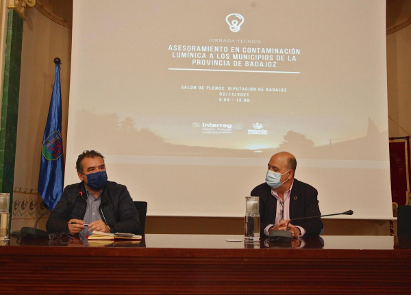 La Diputación de Badajoz organiza una jornada para asesorar en contaminación lumínica a los municipios de la provincia