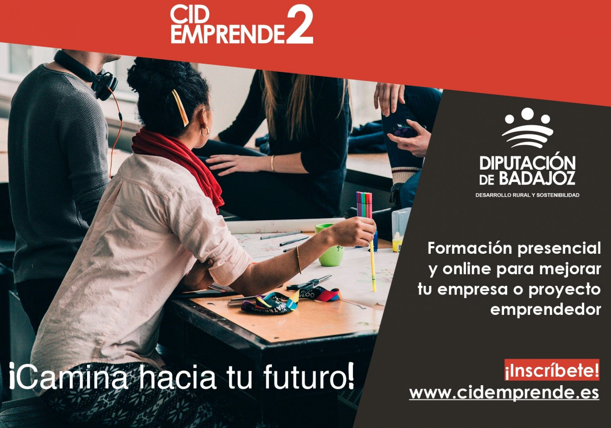 El proyecto CID EMPRENDE 2 presenta su programa de formación especializada para empresas y personas emprendedoras del mes de Abril