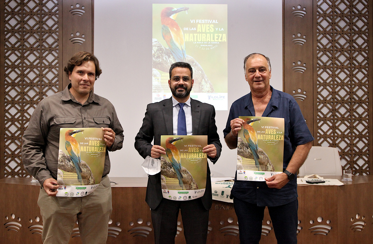 Vuelve el Festival de las Aves y la Naturaleza en  La Roca de la Sierra con su sexta edición