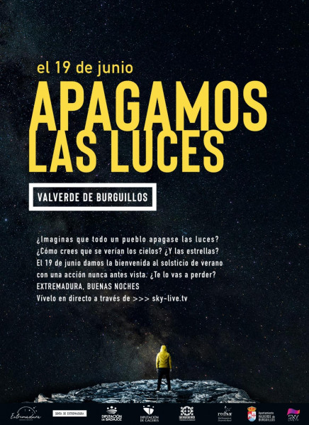 Valverde de Burguillos “se apagará” para disfrutar del solsticio de verano sin contaminación lumínica