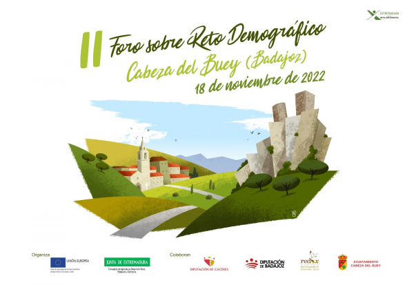 Cabeza del Buey acogerá el II Foro sobre Reto Demográfico de Extremadura el próximo 18 de noviembre